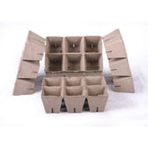 Jiffy flowerpot square 8x8x8 cm, 6 pieces
